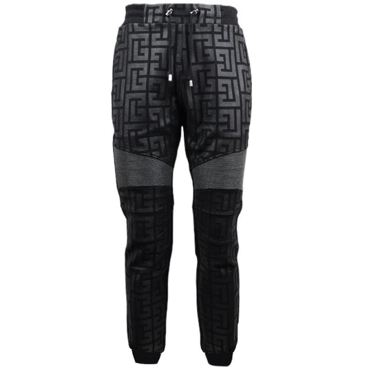 Balmain Schwarz Baumwolle Männer Jogginghose