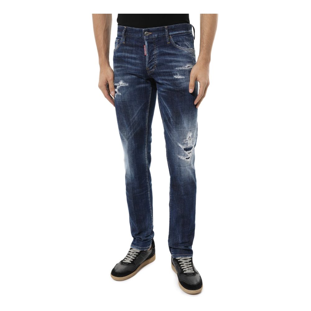 Dsquared² Blaue Baumwolljeans &
