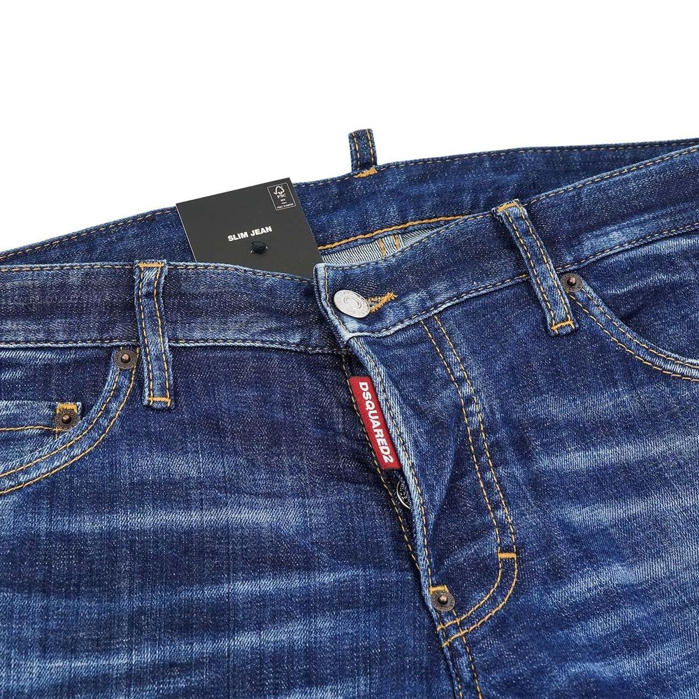 Dsquared² Blaue Baumwolljeans &