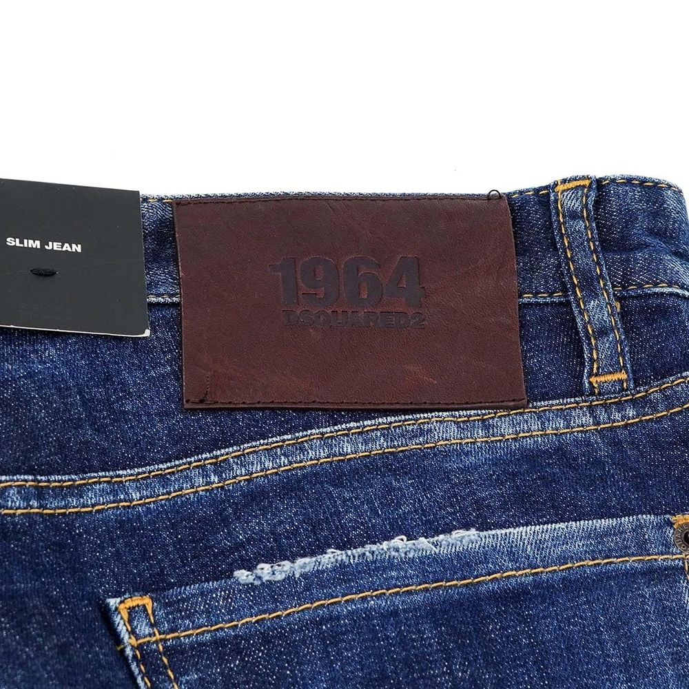 Dsquared² Blaue Baumwolljeans &