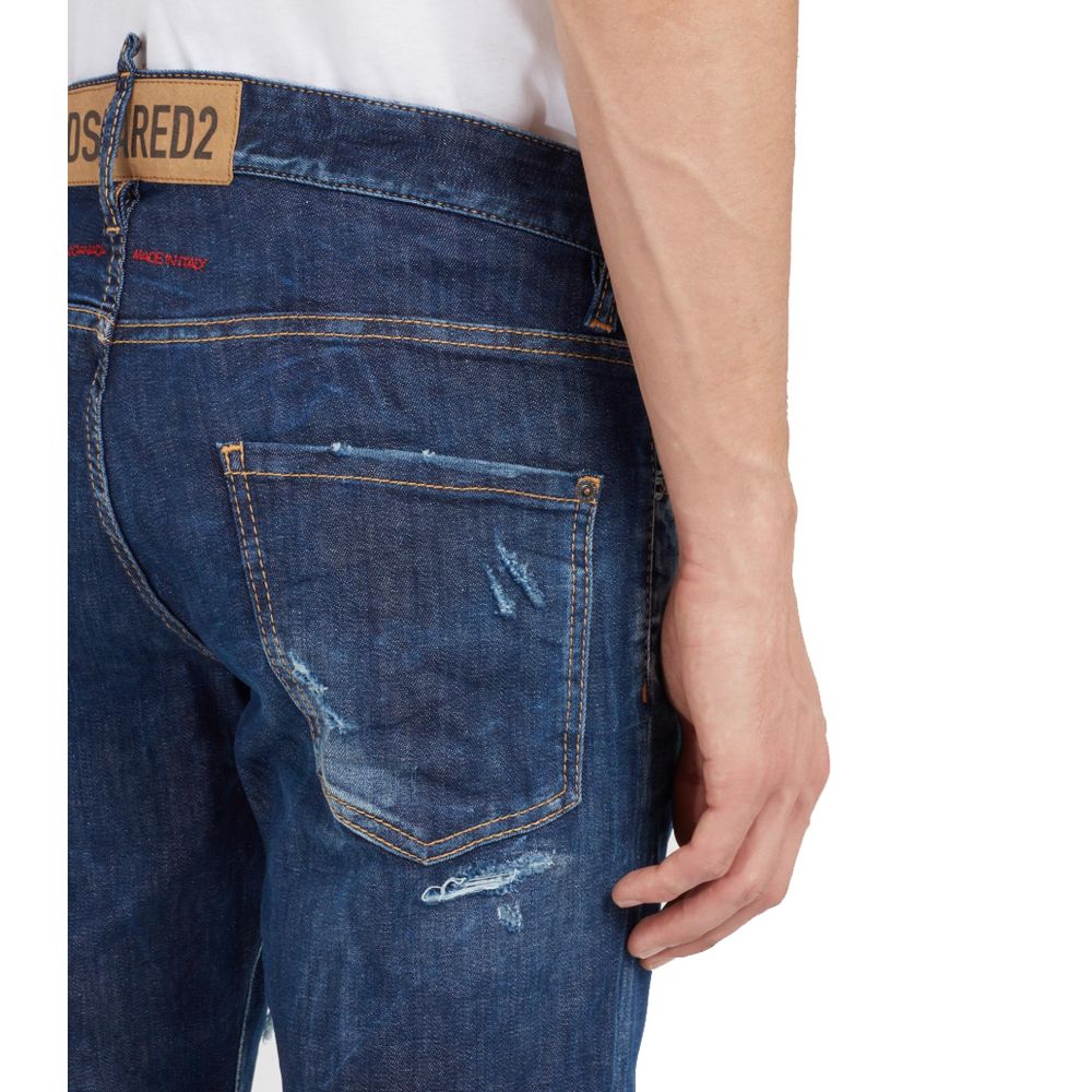 Dsquared² Blaue Baumwolljeans &