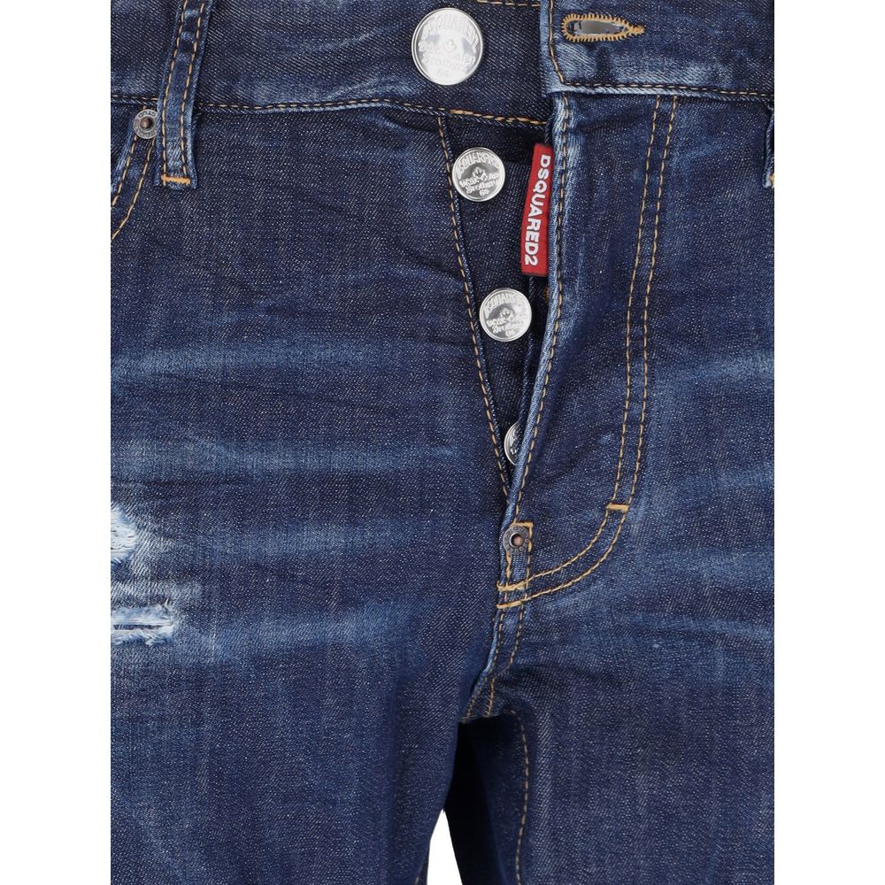 Dsquared² Blaue Baumwolljeans &