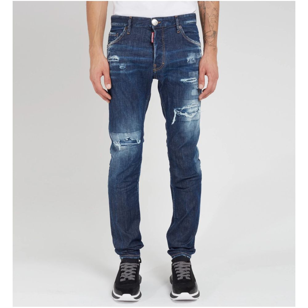 Dsquared² Blaue Baumwolljeans &