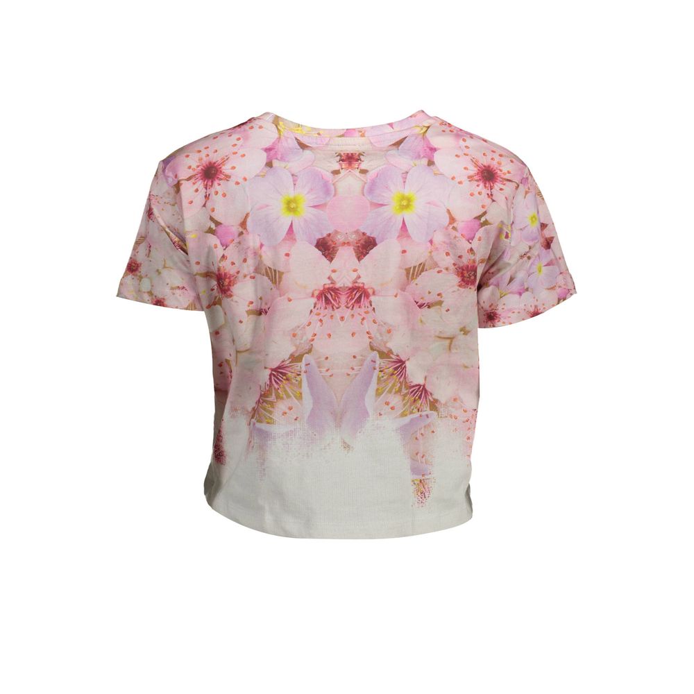 Desigual Rosa Baumwolle Frauen T-Shirt