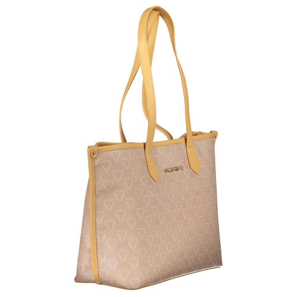 Mario Valentino Beige Polyethylen Frauen Handtasche