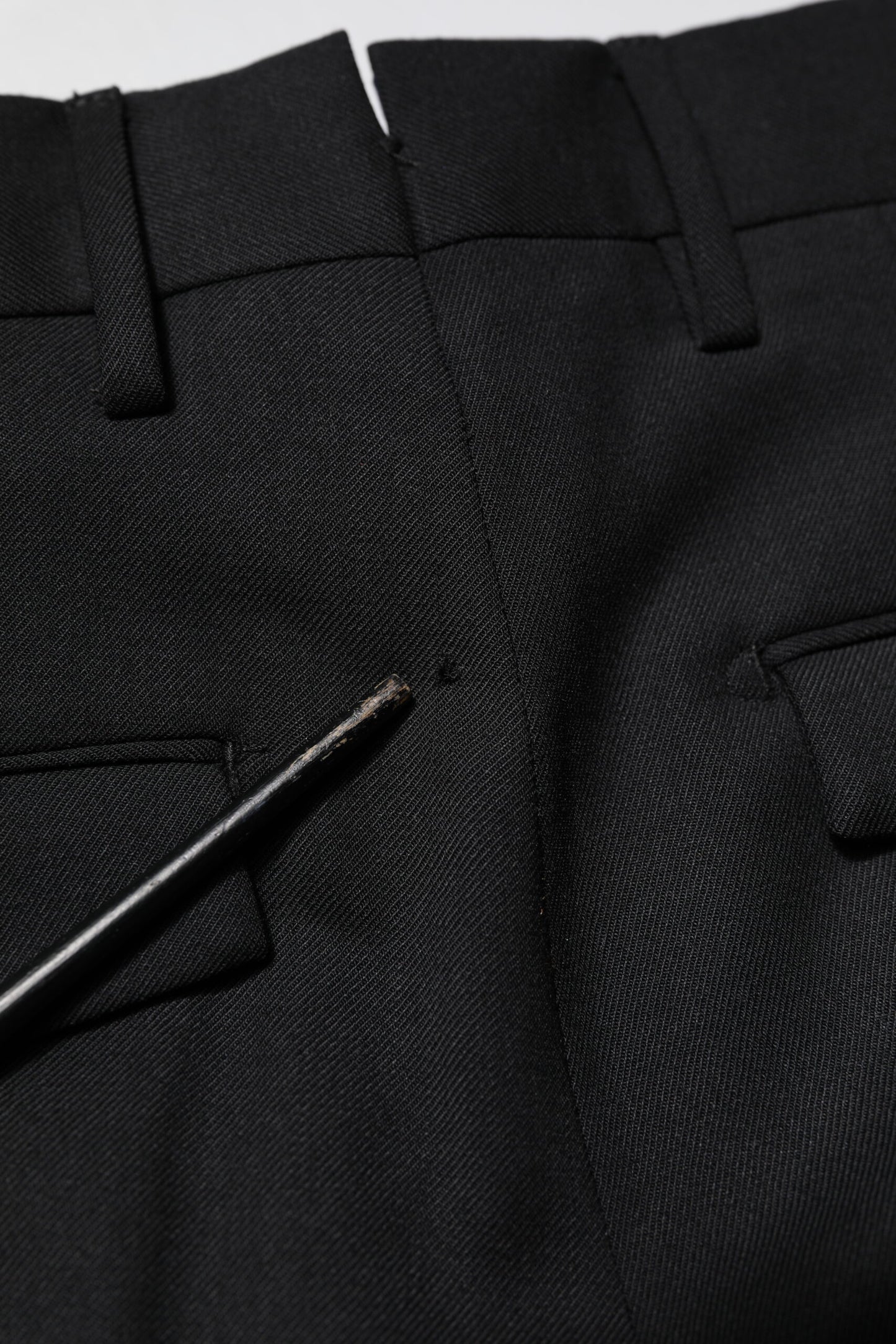 PT Torino Schwarze Solid Formal Tapered Herren Anzughose