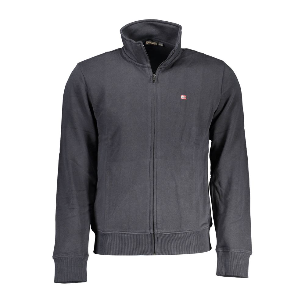 Napapijri Schwarzer Baumwollpullover für Männer