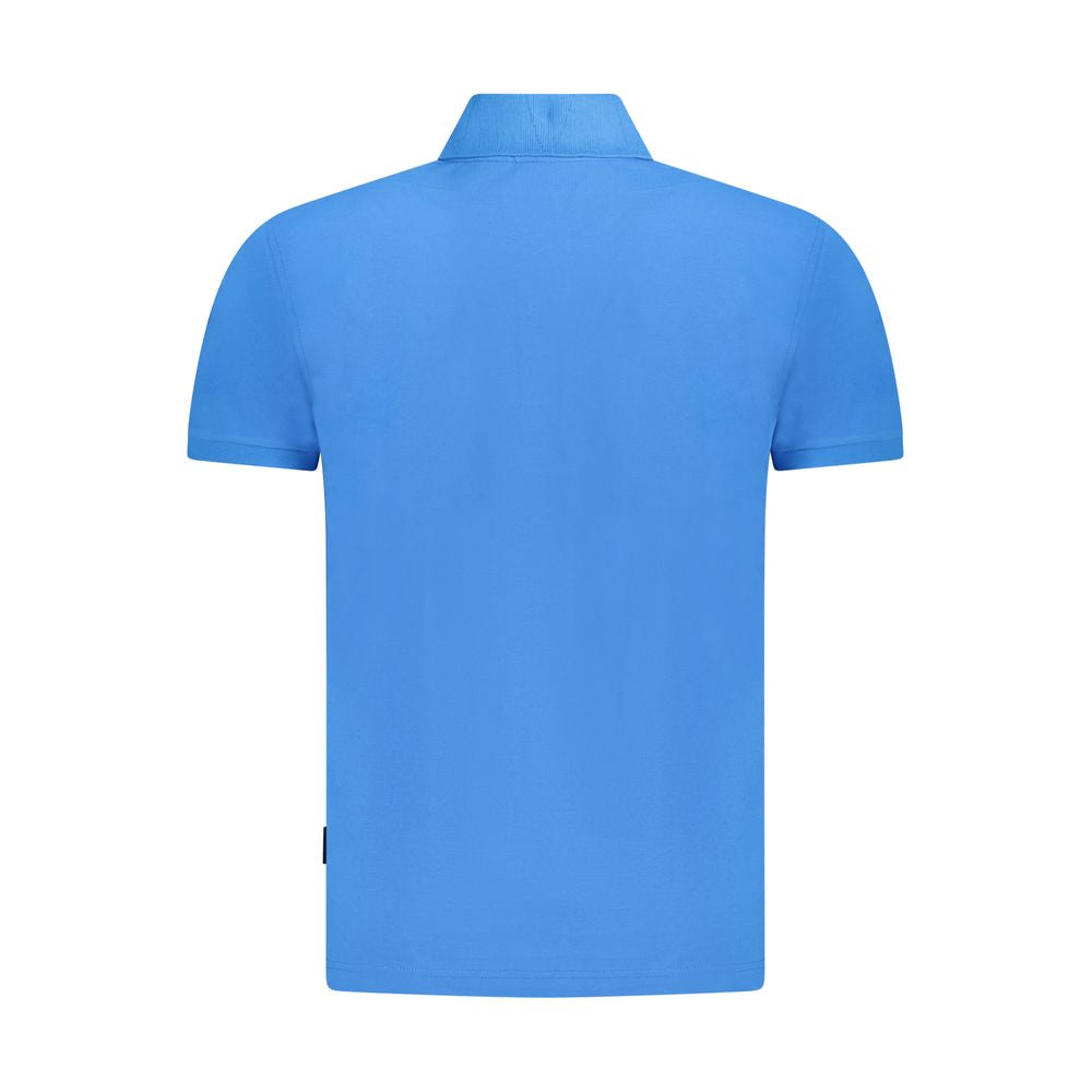 Napapijri Blaues Baumwoll-Poloshirt für Männer