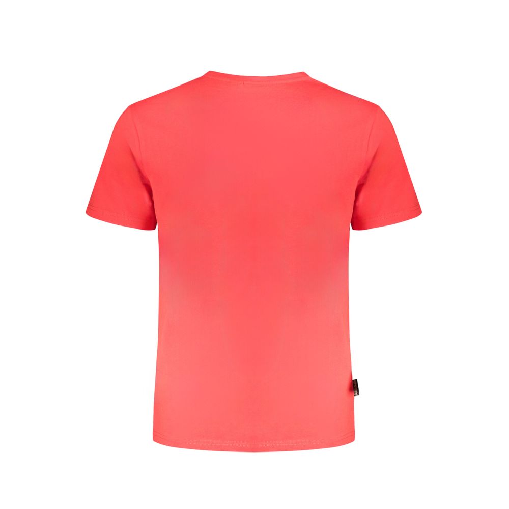 Napapijri T-Shirt aus roter Baumwolle