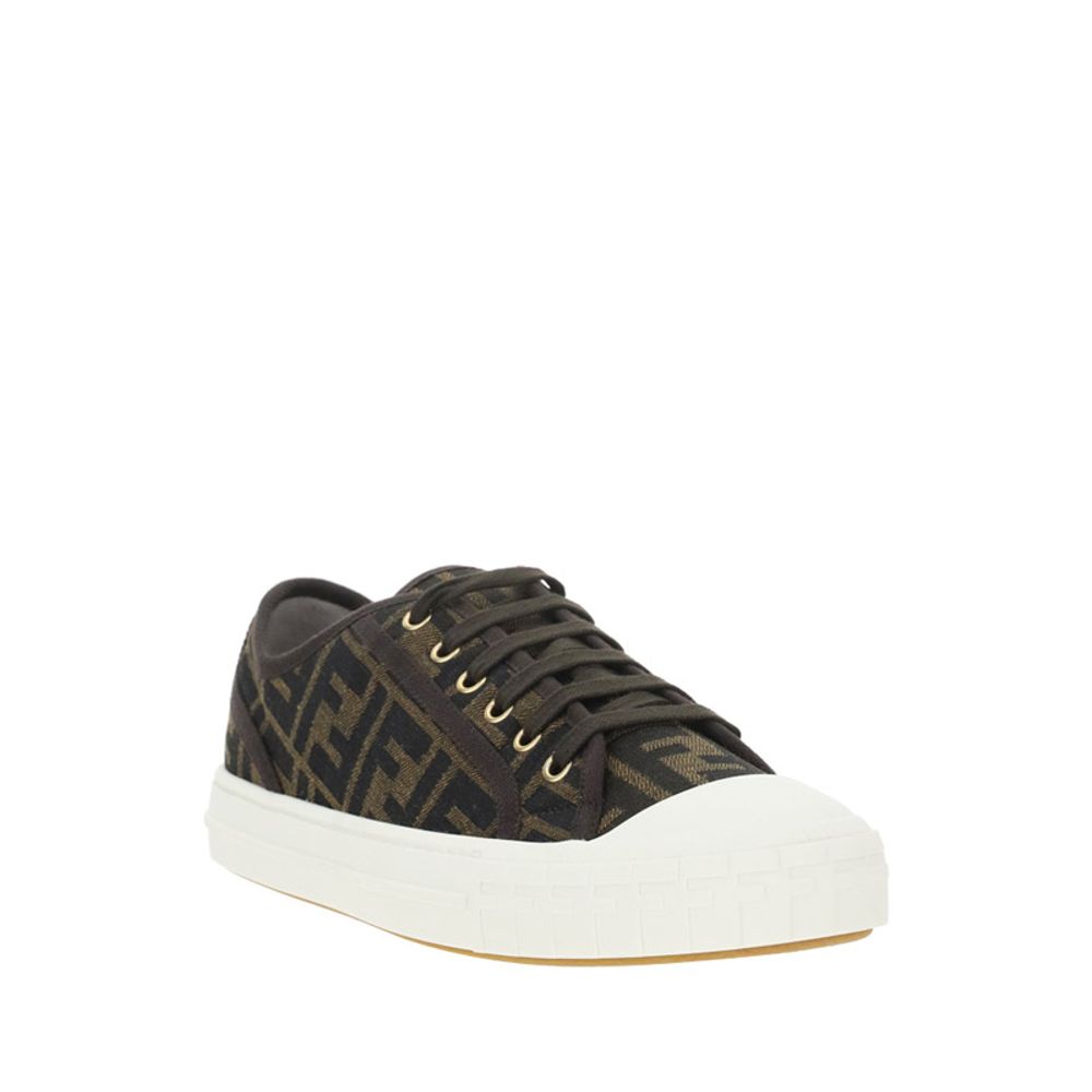 Fendi Monochrome Turnschuhe