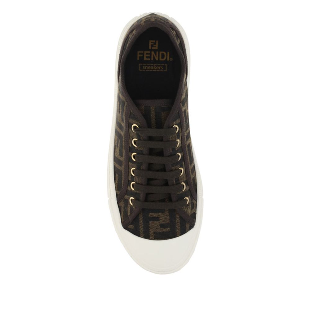 Fendi Monochrome Turnschuhe