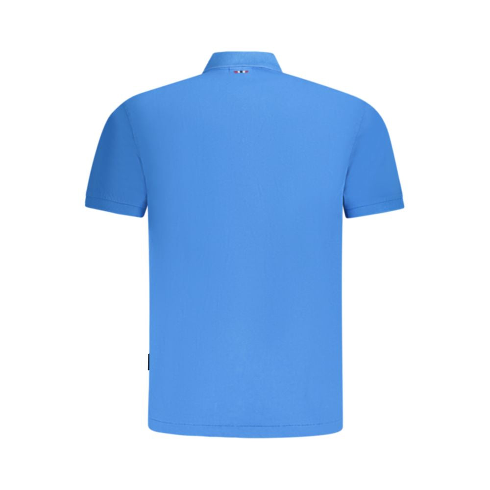 Napapijri Blaues Baumwoll-Poloshirt für Männer