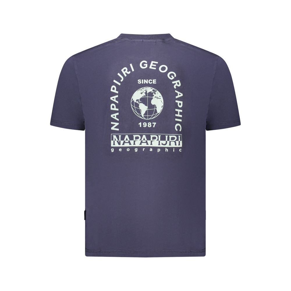 Napapijri Blau Baumwolle Männer T-Shirt