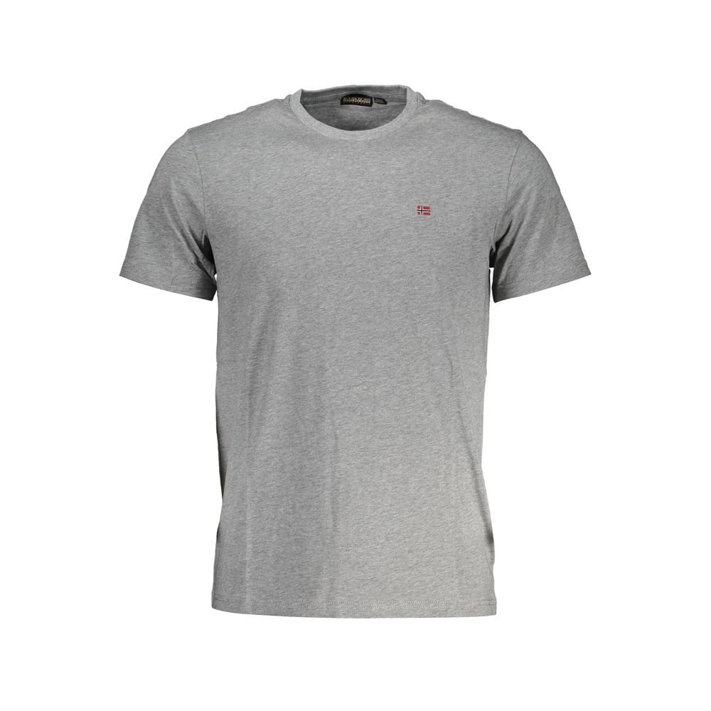 Napapijri Braunes Baumwoll-T-Shirt für Männer
