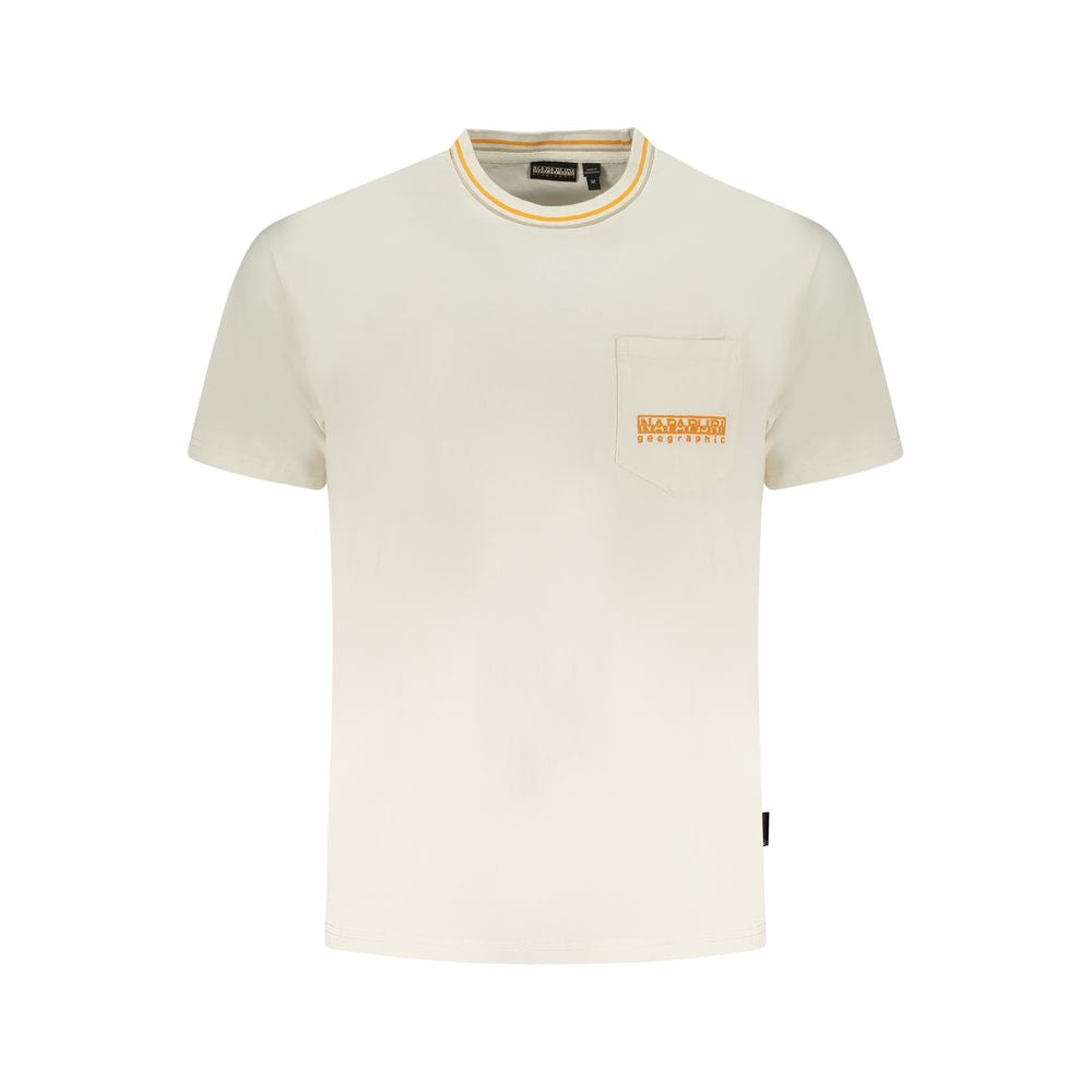 Napapijri T-Shirt aus weißer Baumwolle