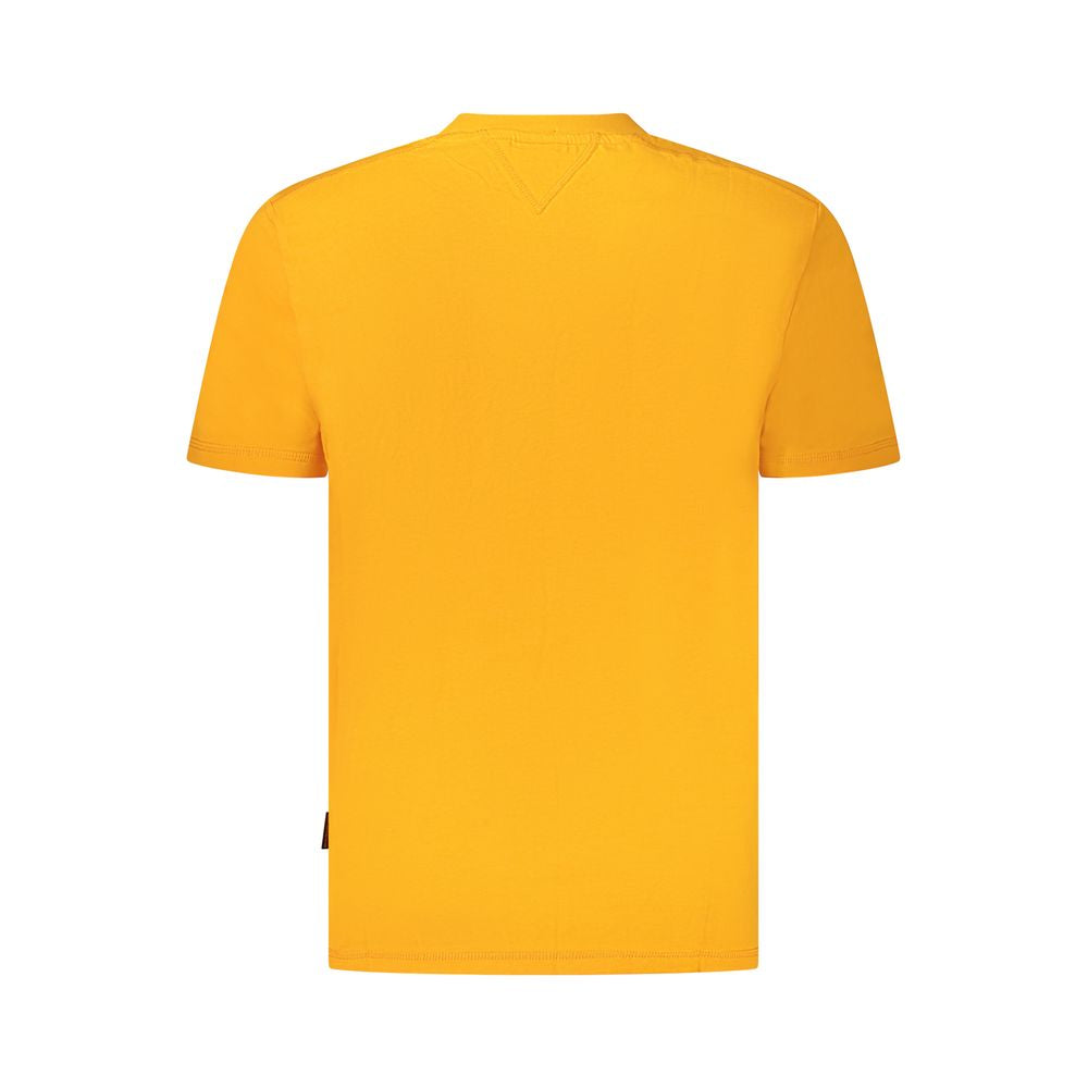 Napapijri Orange Baumwolle Männer T-Shirt