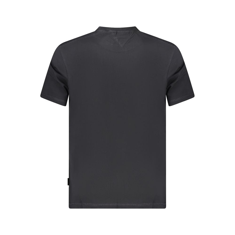 Napapijri Schwarzes Baumwolle Männer T-Shirt
