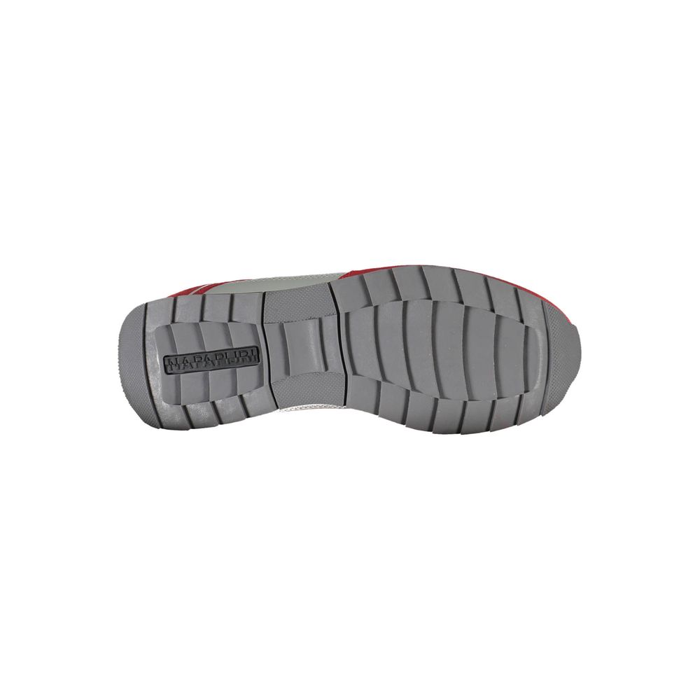 Napapijri Rote Leder Herren Sneaker