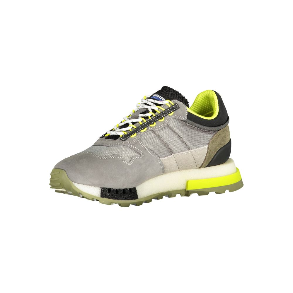 Blauer Graue Polyethylen Herren Sneaker