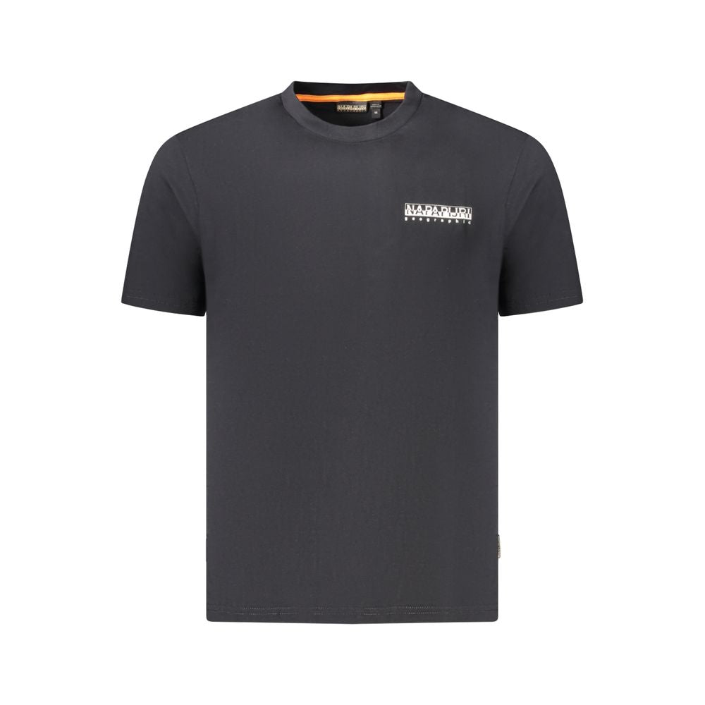 Napapijri Schwarzes Baumwolle Männer T-Shirt
