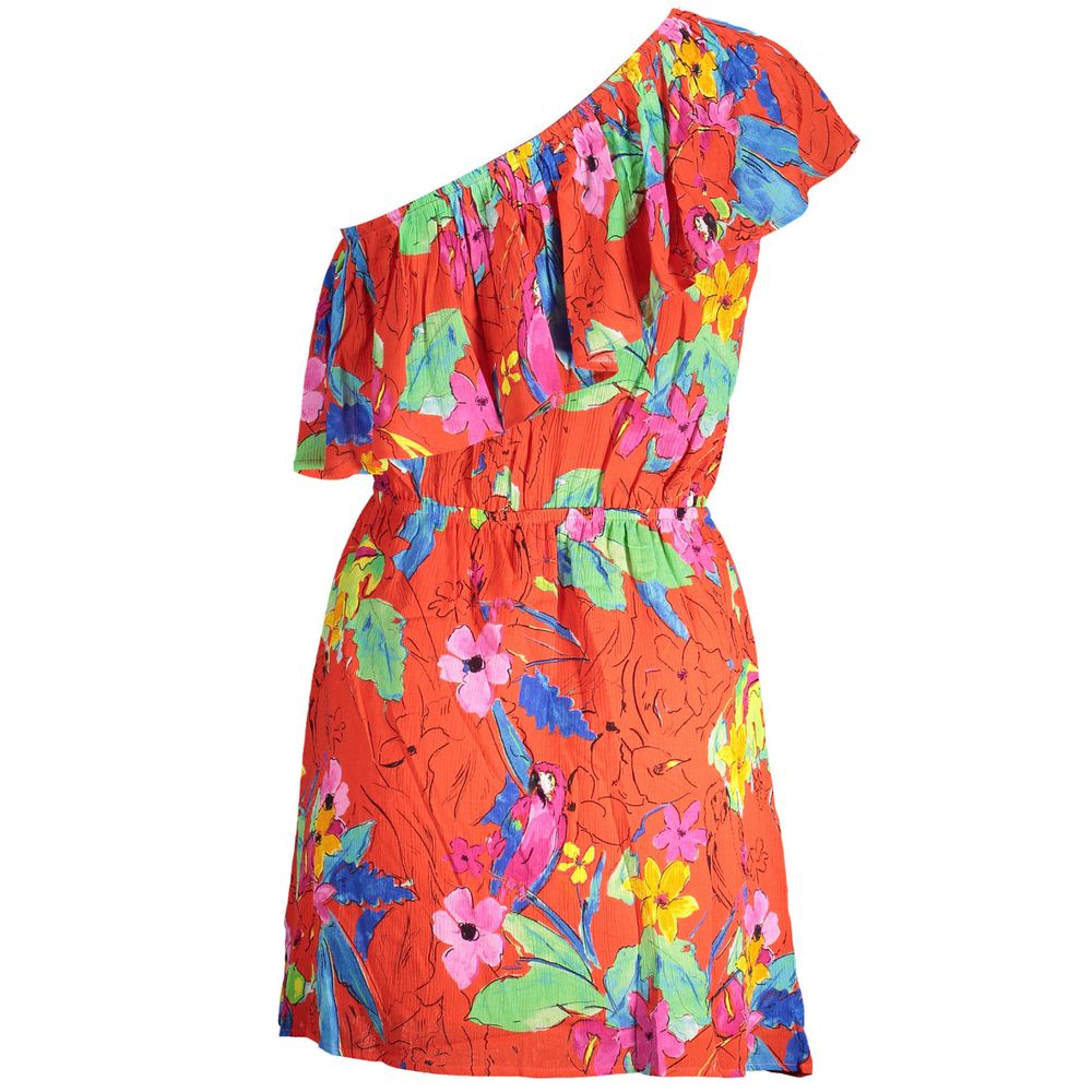 Desigual Rotes Viskosekleid für Frauen