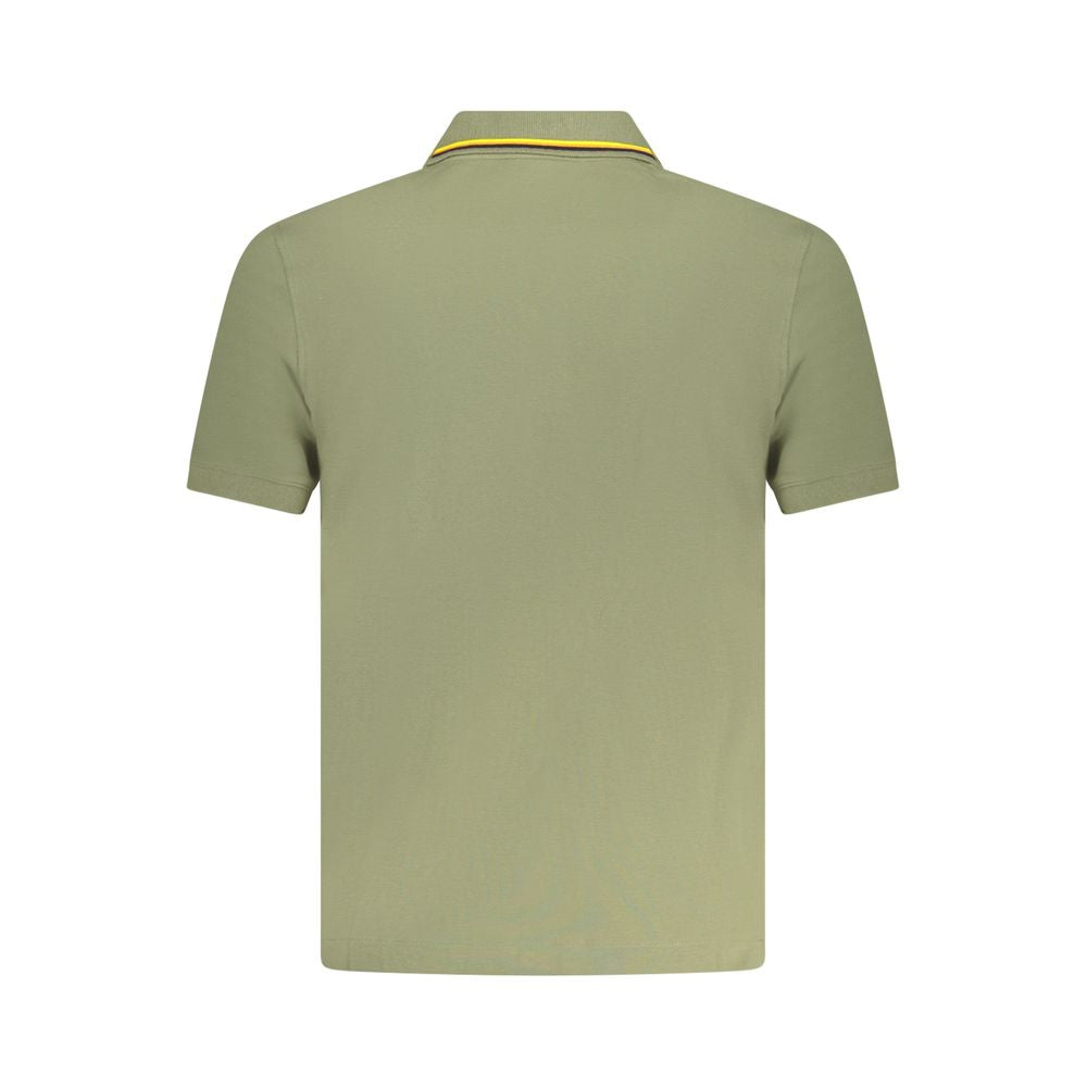 K-WAY Grünes Baumwoll-Poloshirt