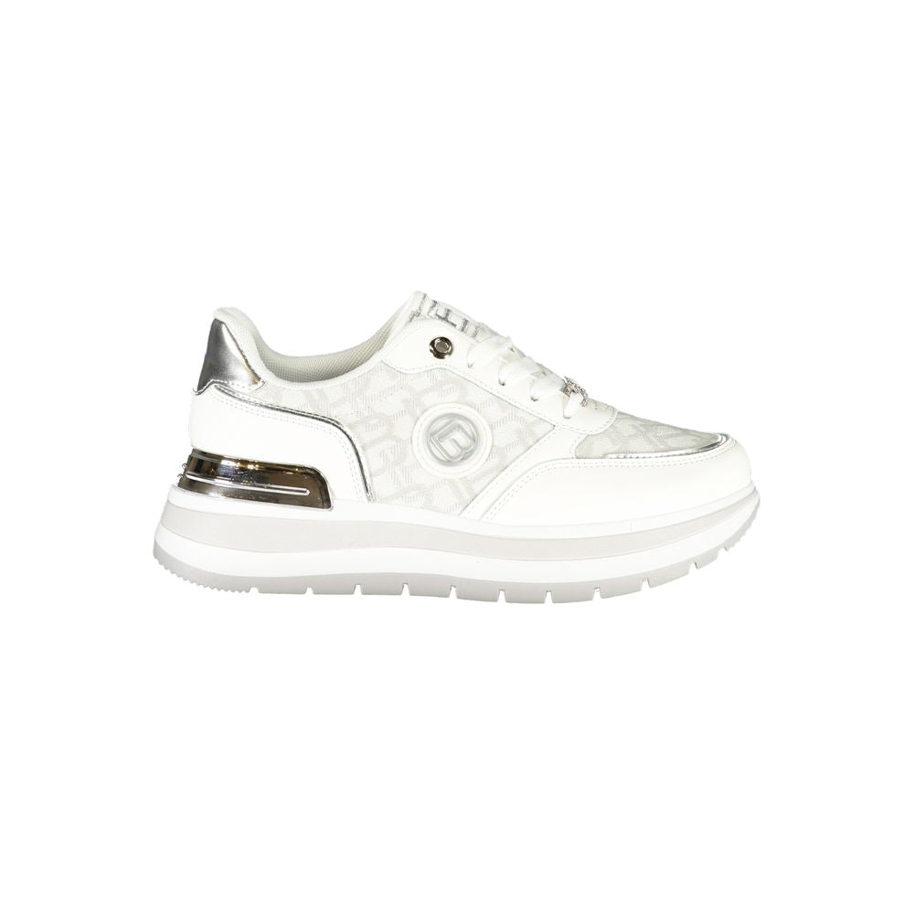 Laura Biagiotti Weißer Polyester Damen Sneaker