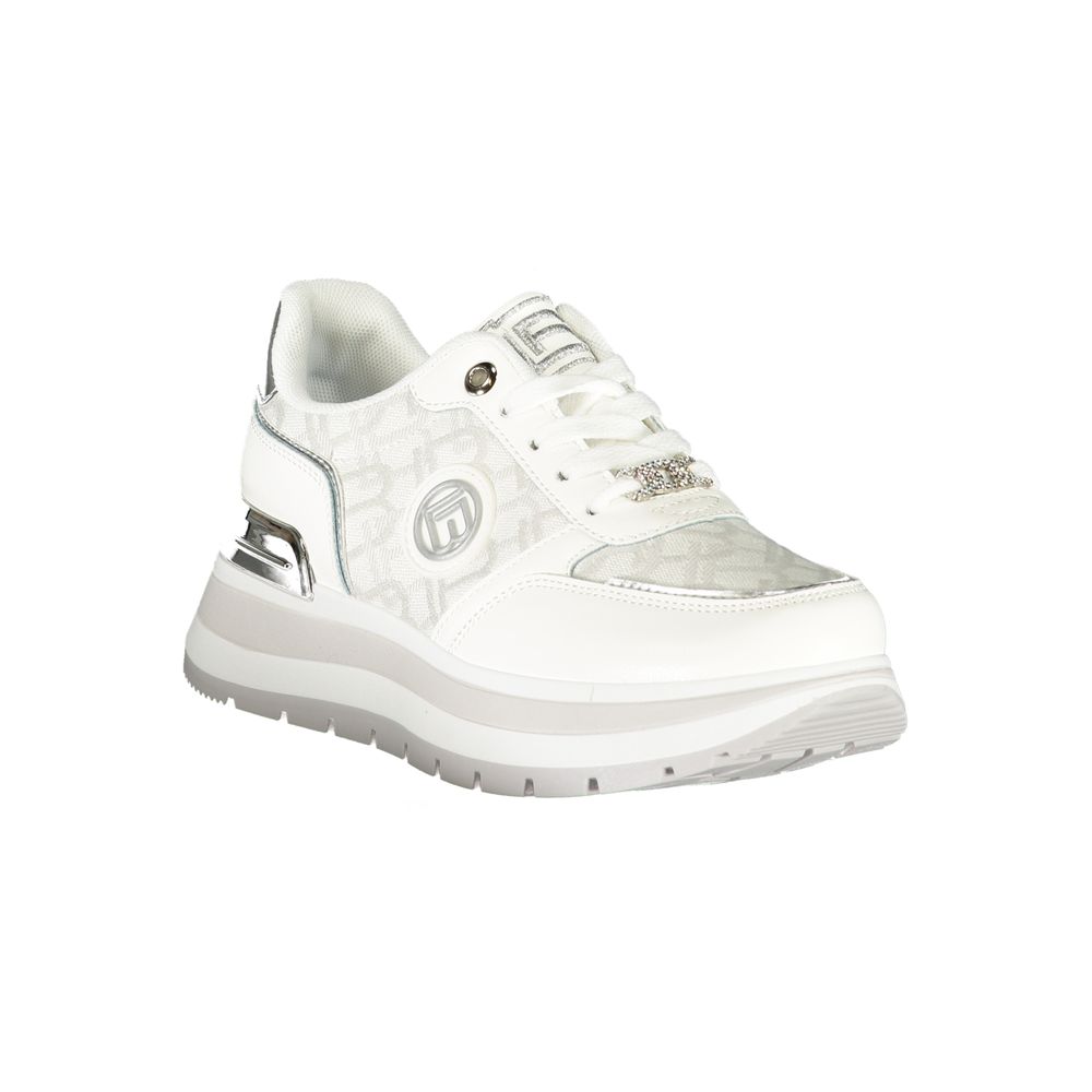 Laura Biagiotti Weißer Polyester Damen Sneaker