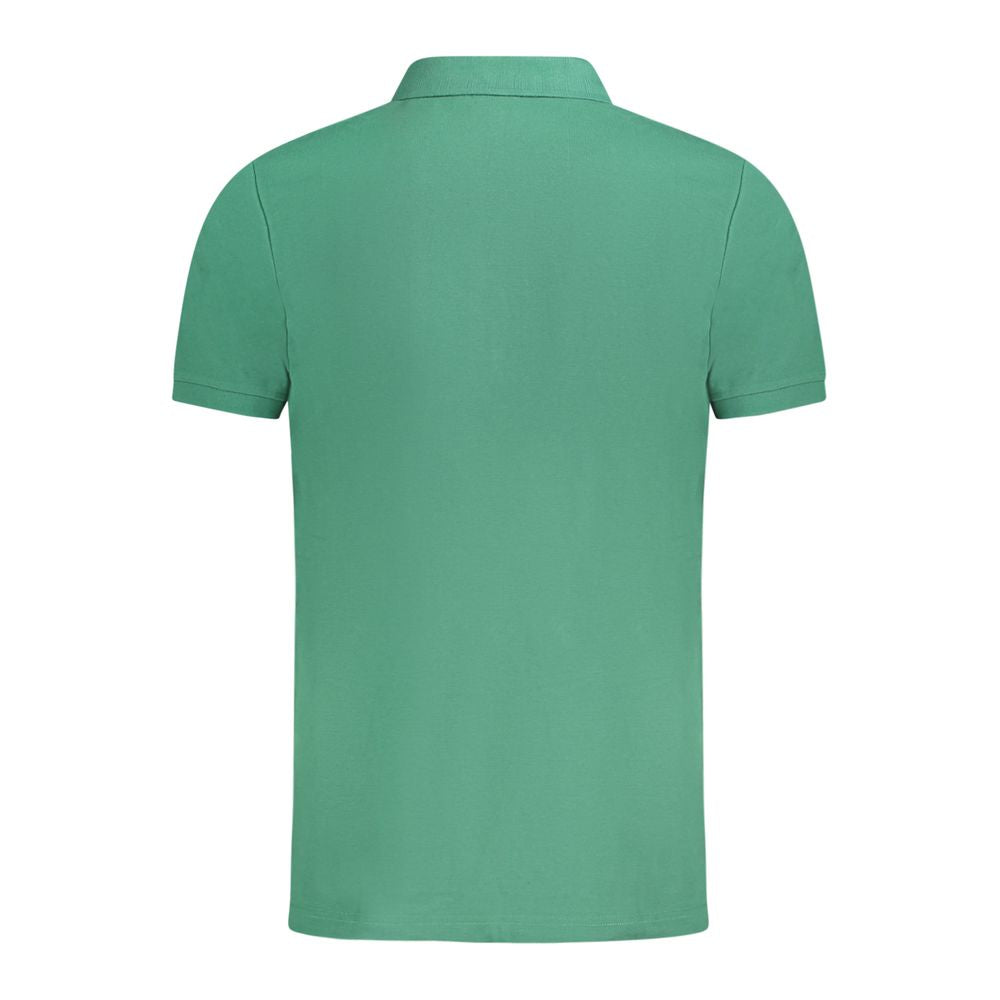 Fila Grünes Baumwoll-Poloshirt für Männer