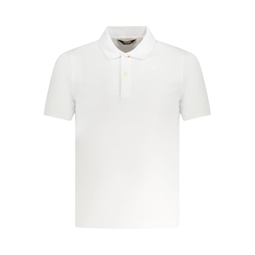 K-WAY Weißes Baumwoll-Poloshirt