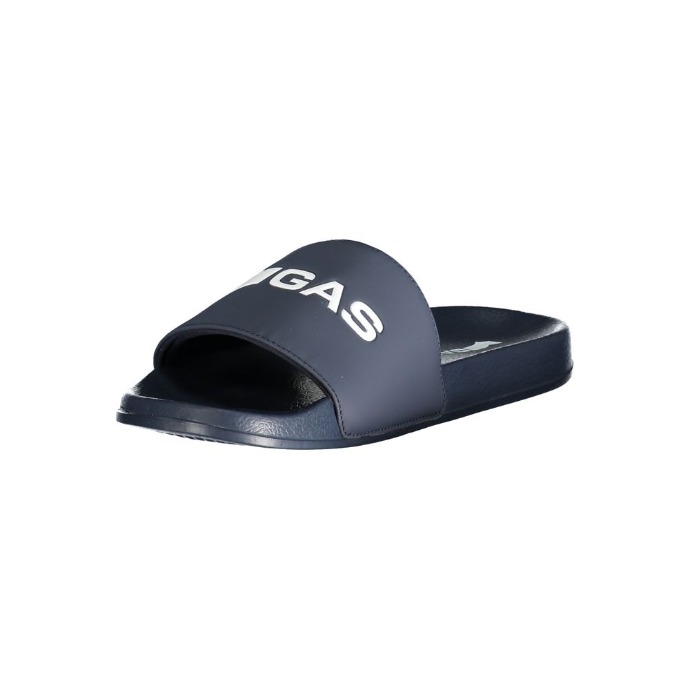 Gas Blau Polyester Männer Sandale