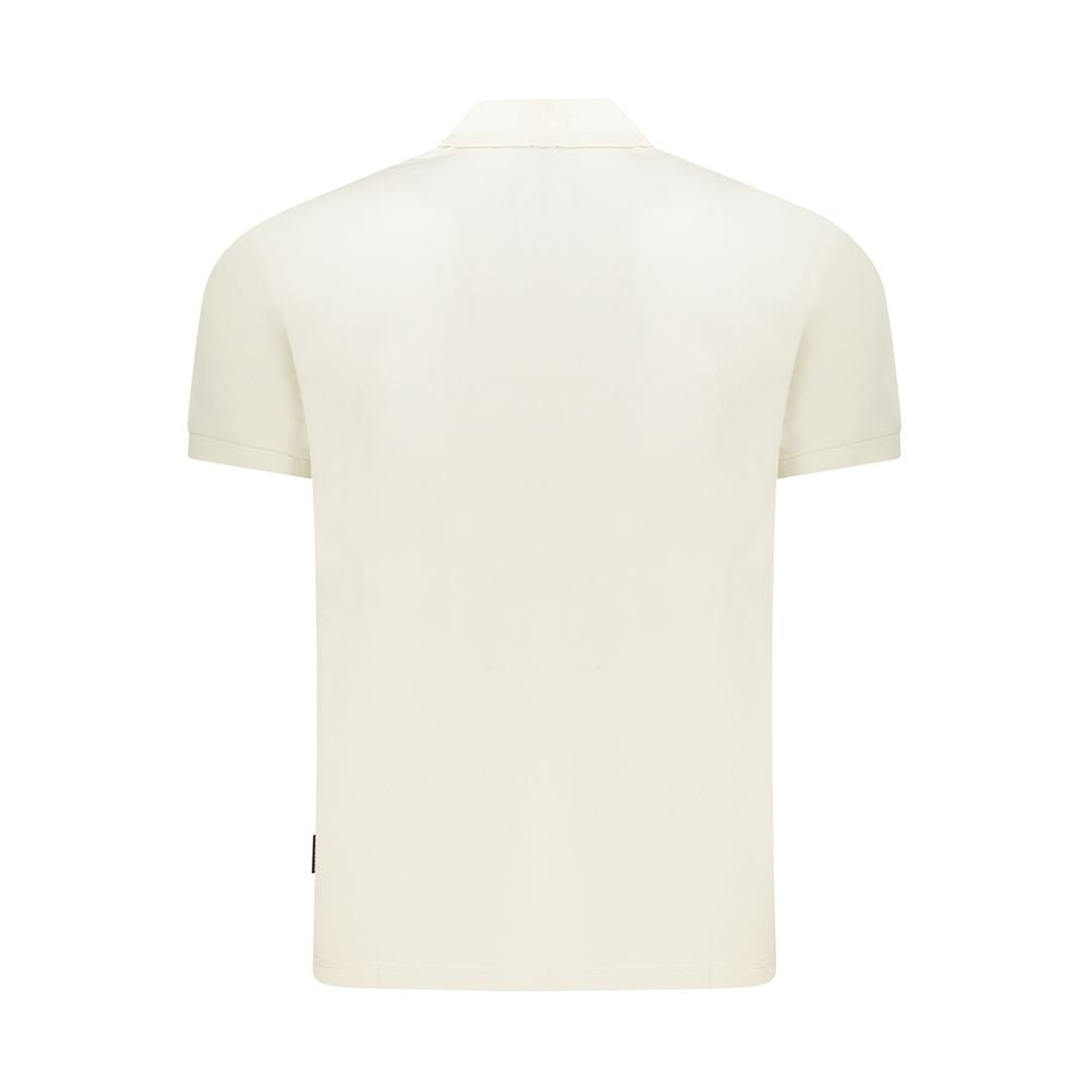 Napapijri Weißes Baumwoll-Poloshirt für Männer