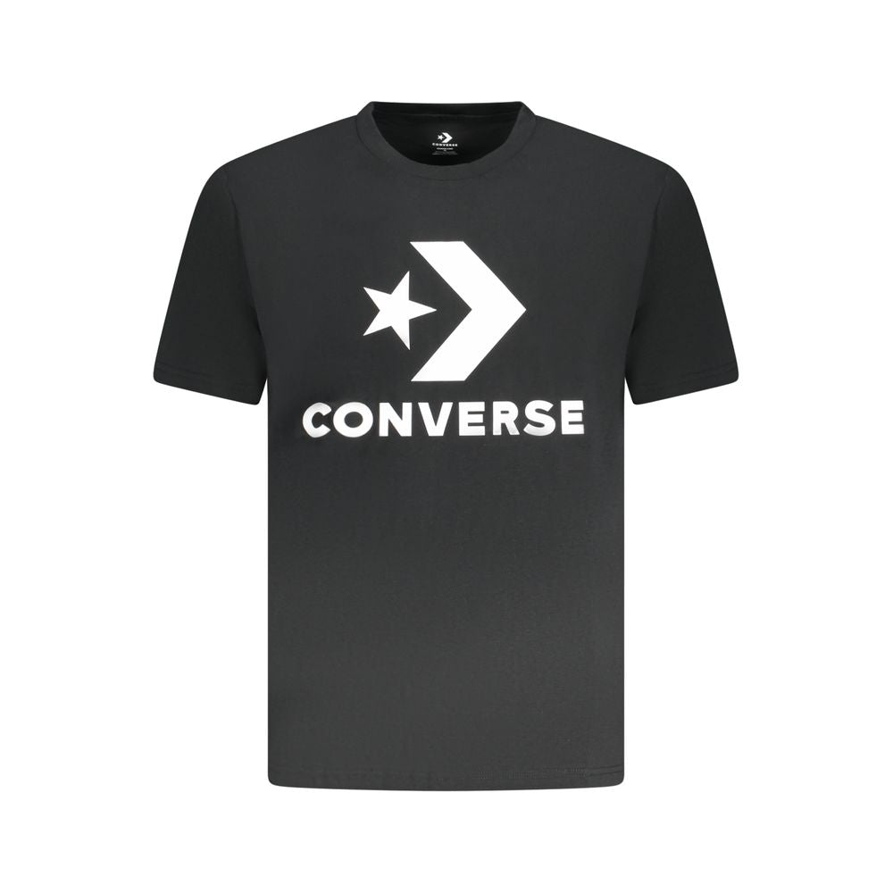 Converse Schwarzes Baumwolle Männer T-Shirt