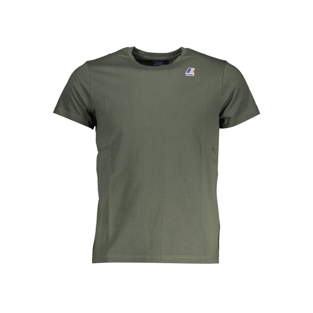 K-WAY T-Shirt aus grüner Baumwolle