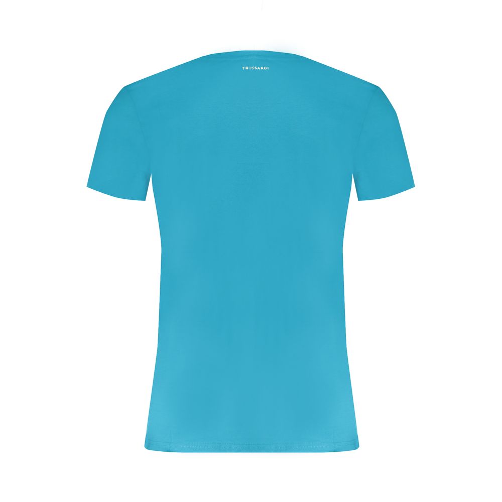 Trussardi Hellblau Baumwolle Männer TShirt
