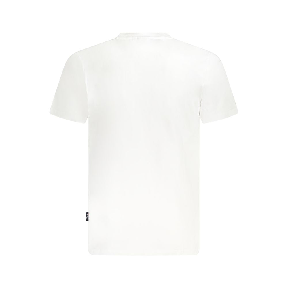 Fila Weißes Baumwolle Unisex T-Shirt