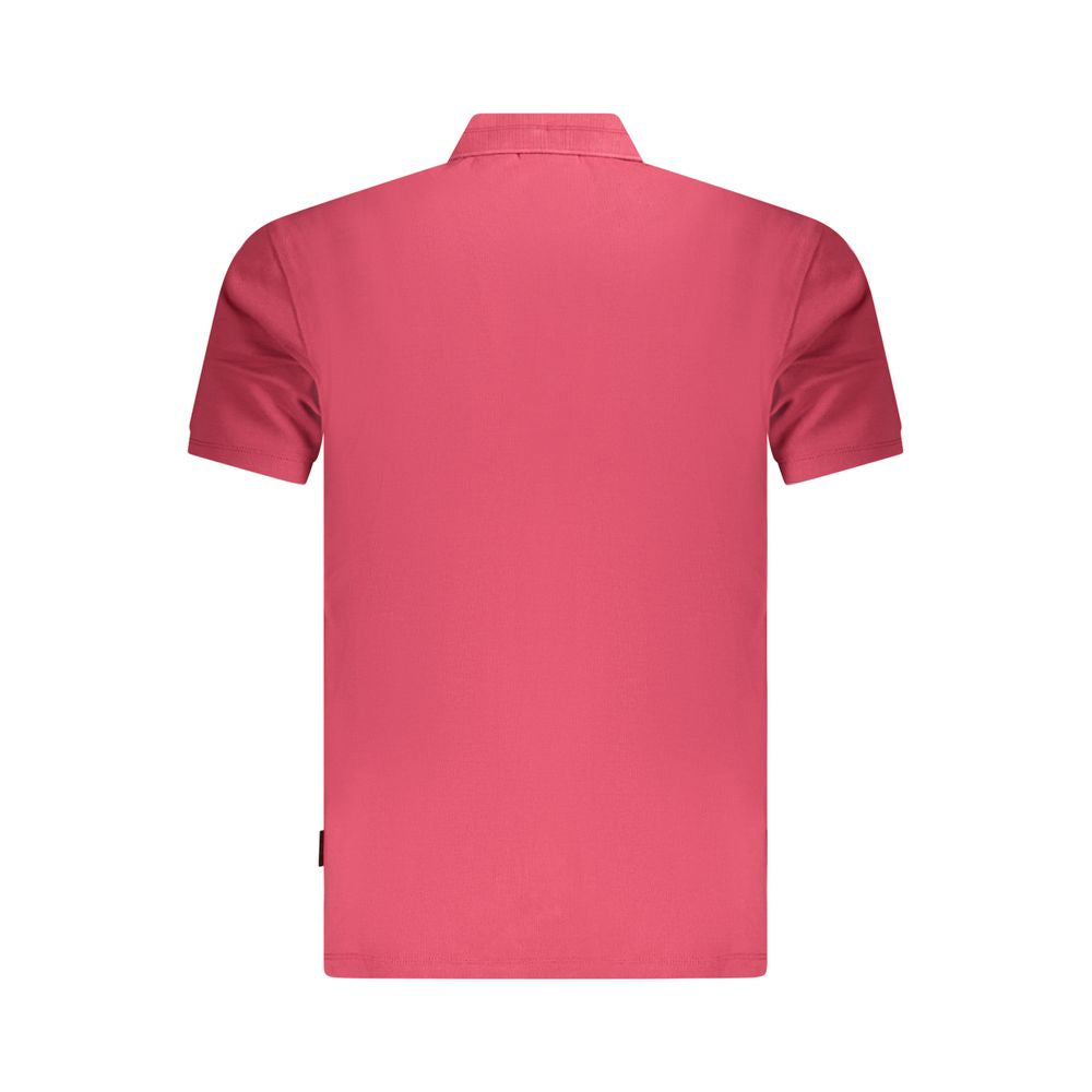 Napapijri Rotes Baumwoll-Poloshirt für Männer