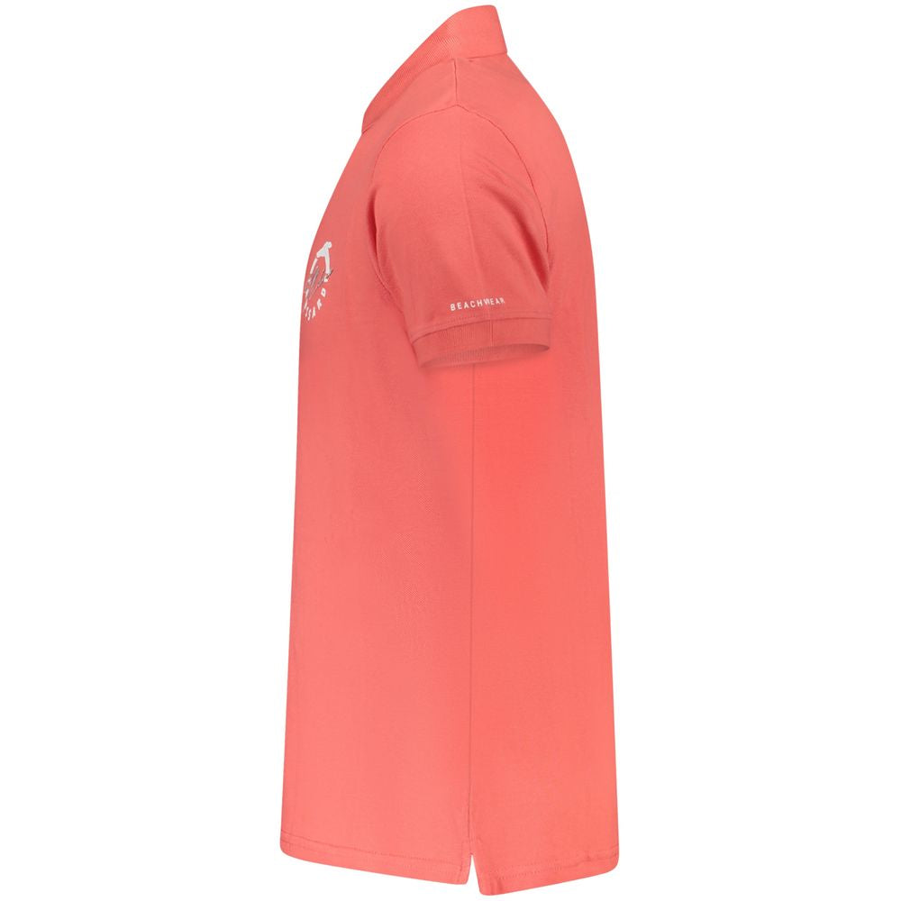 Trussardi Rosa Baumwoll-Poloshirt für Männer
