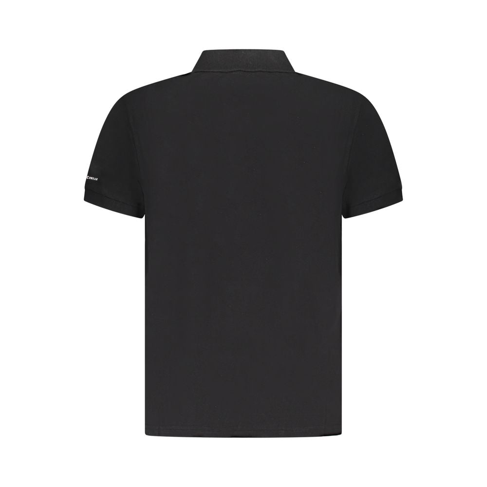 Trussardi Schwarzes Baumwoll-Poloshirt für Männer