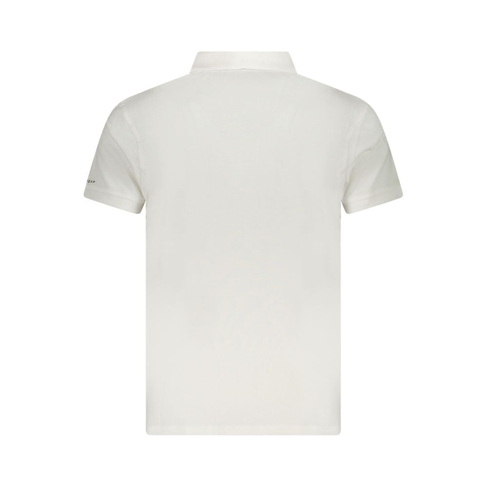 Trussardi Weißes Baumwoll-Poloshirt für Männer