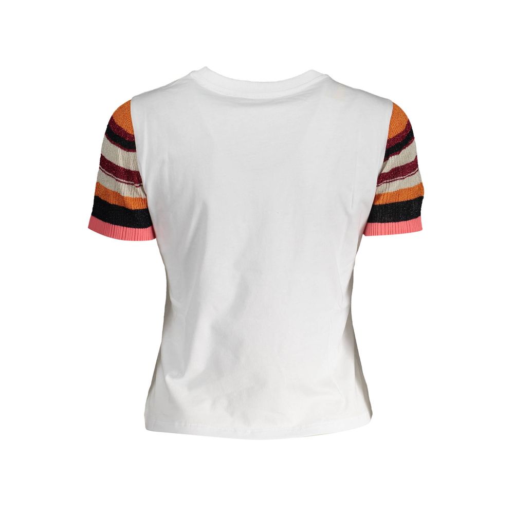 Desigual Weißes Baumwoll-Top für Frauen