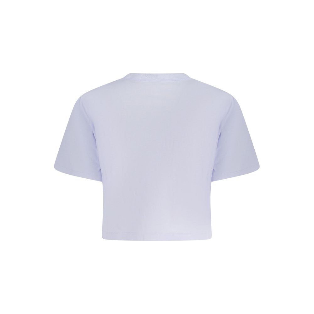 Converse Lila Baumwolle Frauen T-Shirt