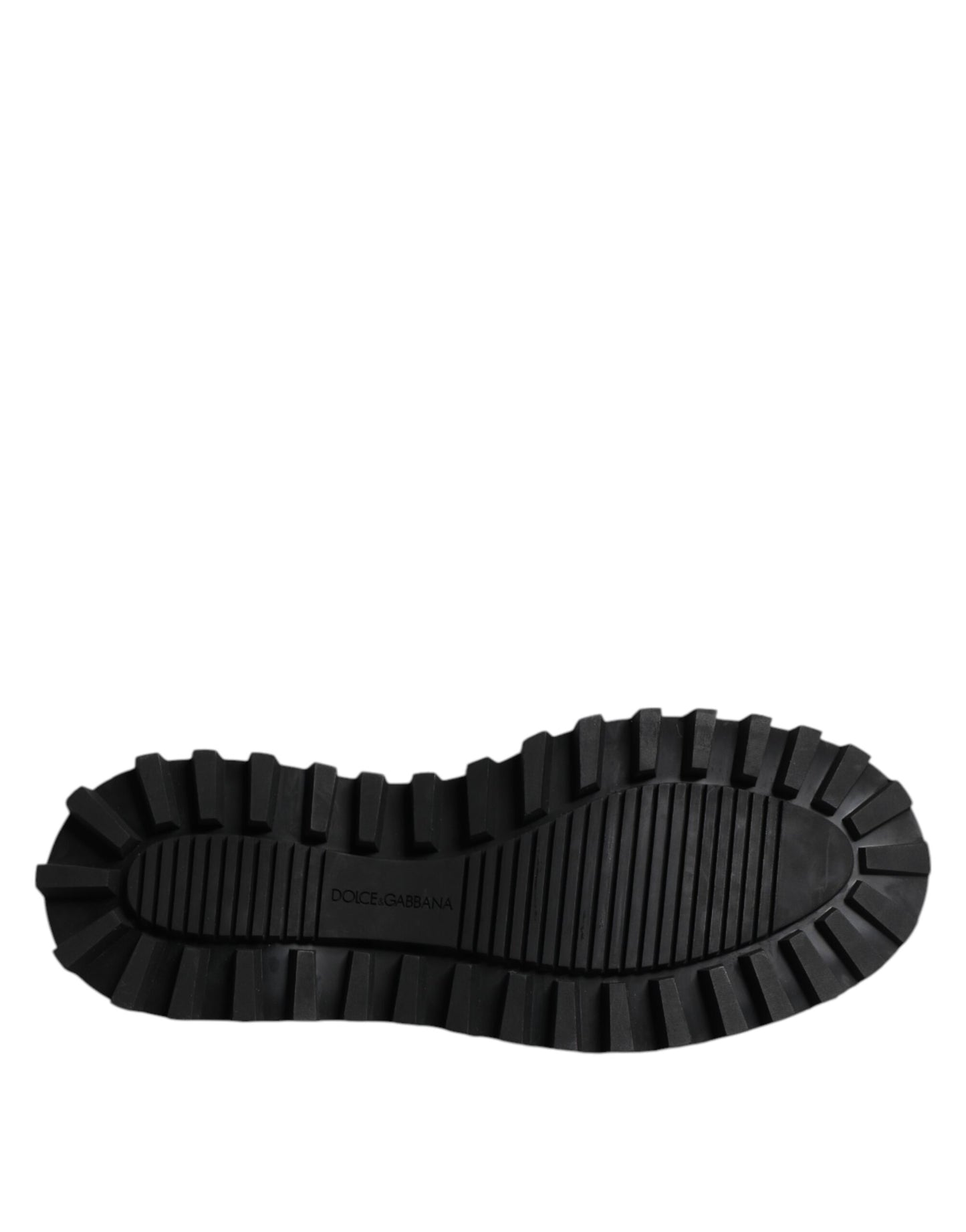 Dolce & Gabbana Schwarz Leder Lace Up Derby Männer Kleid Schuhe