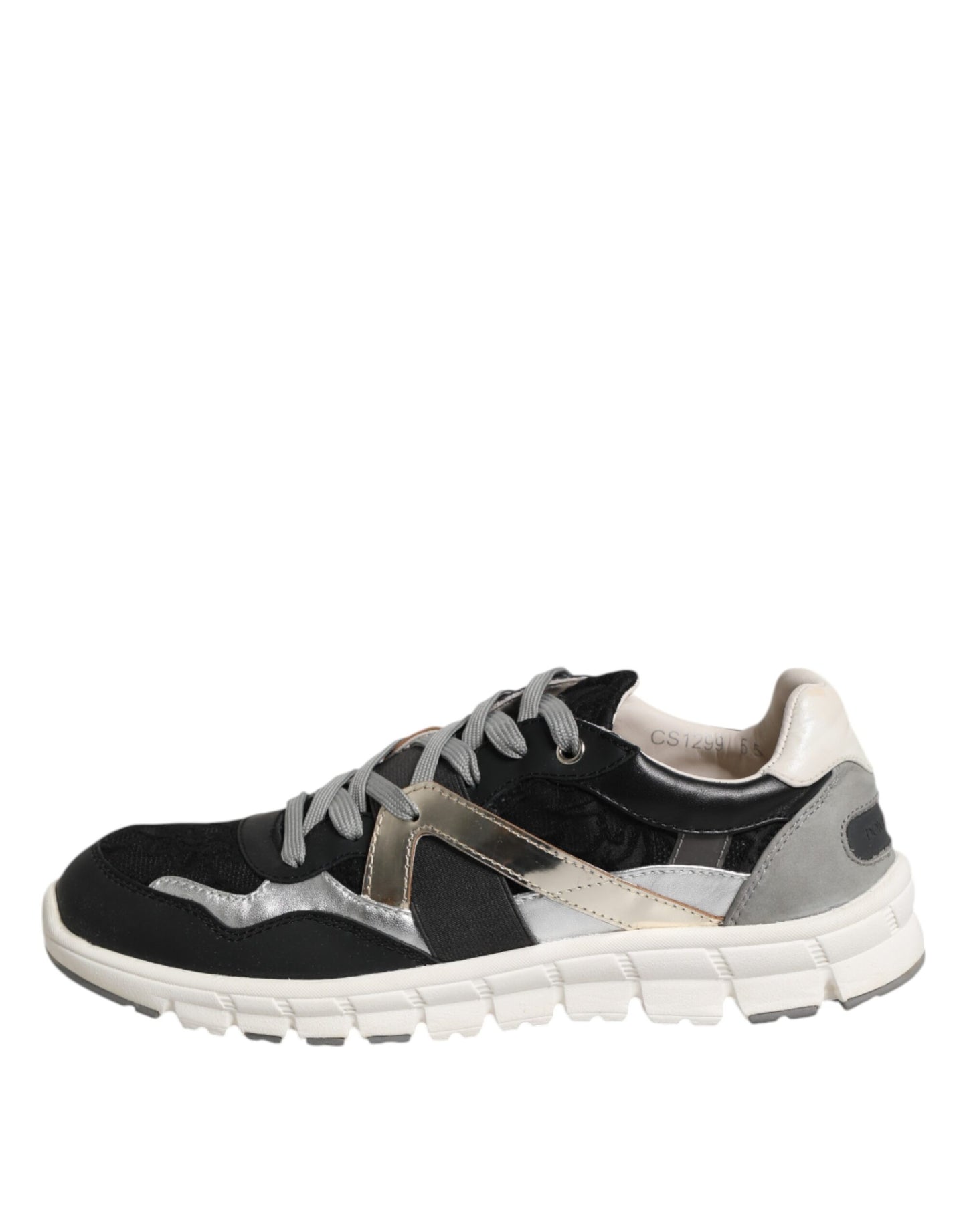 Dolce & Gabbana Multicolor Leder Wildleder Low Top Sneaker Schuhe