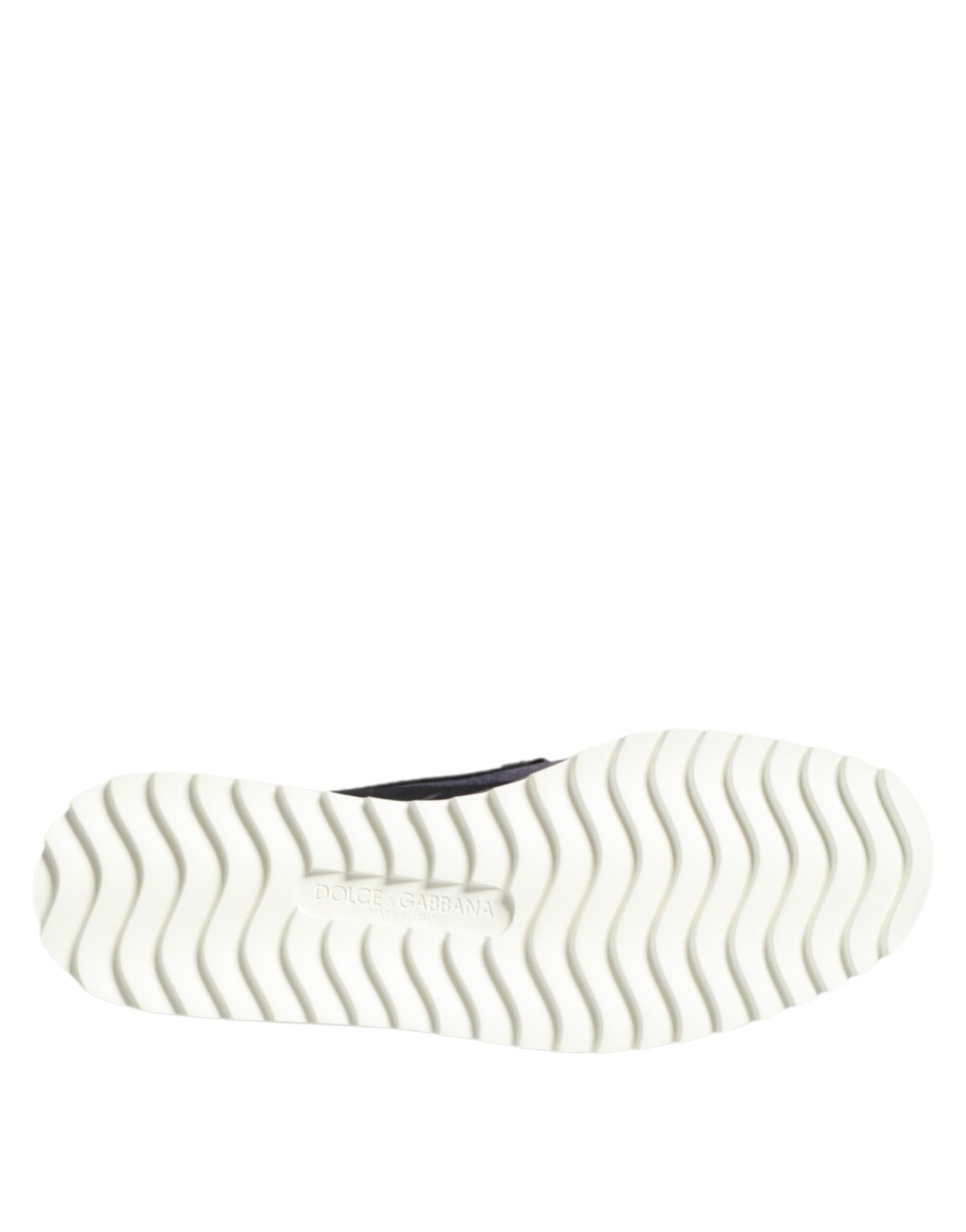 Dolce & Gabbana Schwarz Tropical Slip On Männer Turnschuhe Schuhe