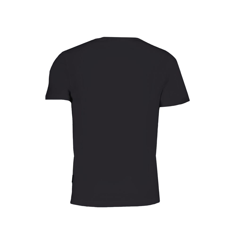 Napapijri Schwarzes T-Shirt aus Baumwolle