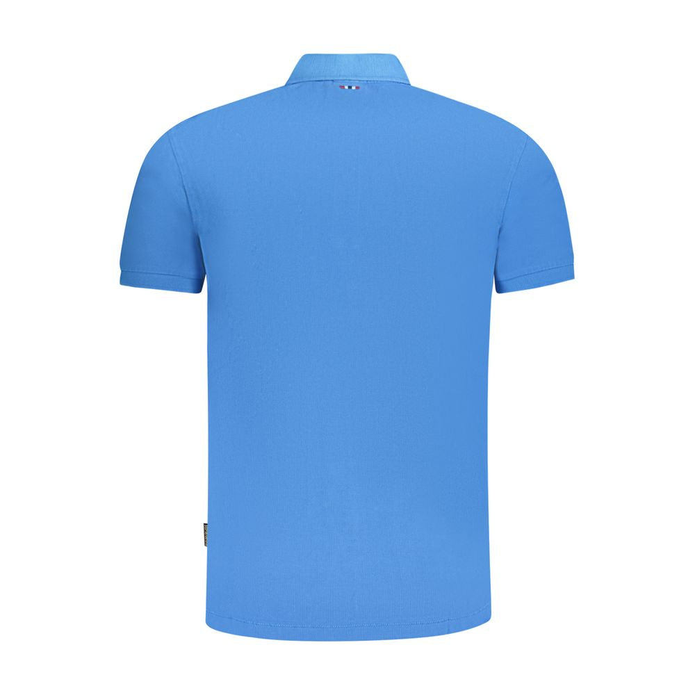 Napapijri Blaues Baumwoll-Poloshirt für Männer
