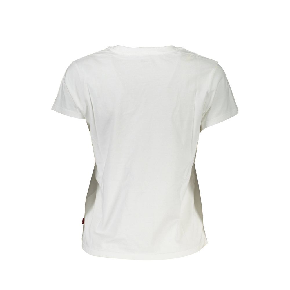 Levi's Weißes T-Shirt aus Baumwolle für Frauen