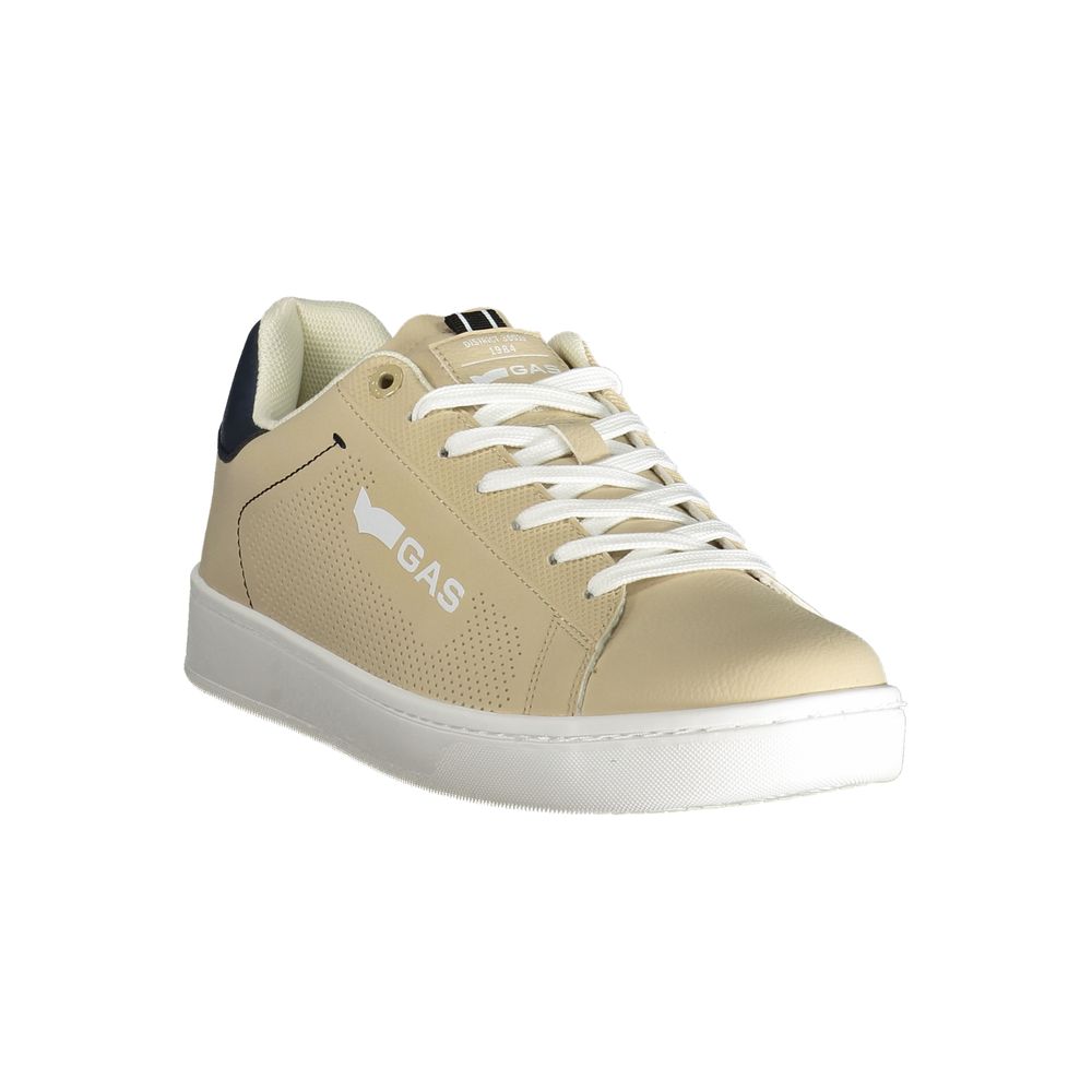 Gas Beige Polyester Herren Sneaker