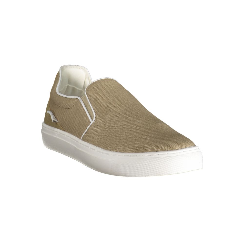 Gas Beige Polyester Herren Sneaker